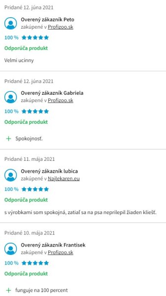 Recenzie a skúsenosti s antiparazitným obojkom Kiltix