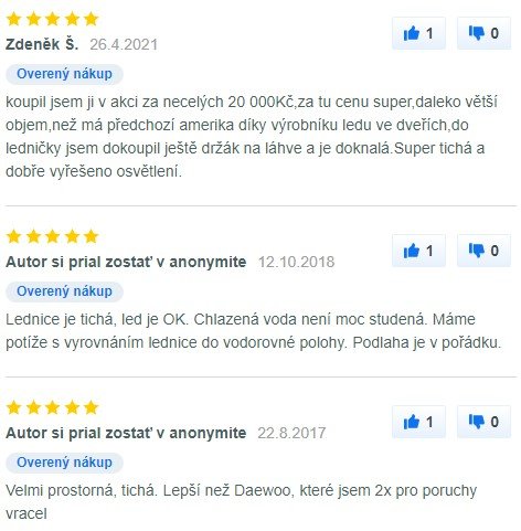 Recenzie a skúsenosti s americkou chladničkou LG GSL360ICEV na Mall