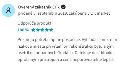 Recenzie a skúsenosti s detektorom kovov Extol Premium 8831321