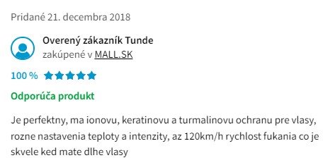 Recenzie a skúsenosti s fénom na vlasy Rowenta CV8722