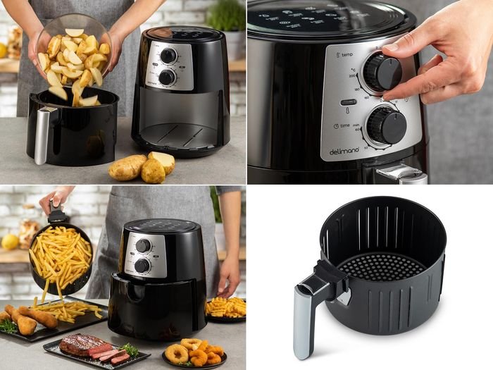 Delimano Air Fryer Pro ovládanie