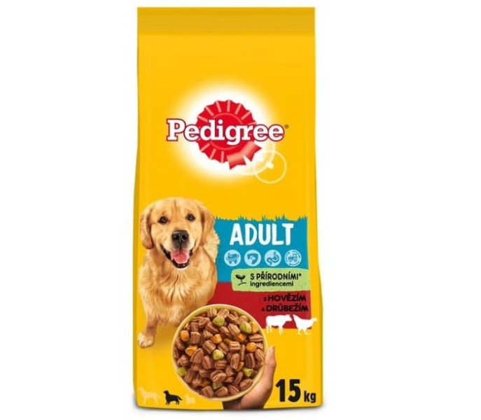 Pedigree Adult hovädzie & hydina recenzia