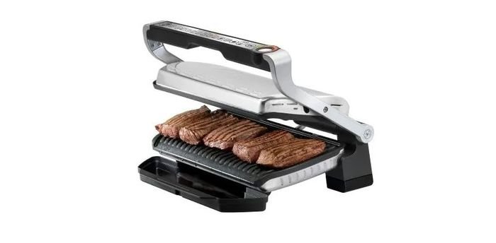 Grilovanie na elektrickom grile Tefal Optigrill+ XL GC722D34