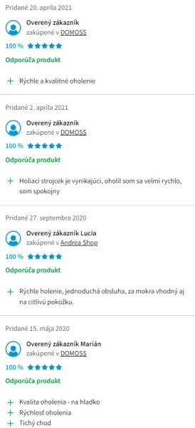 Recenzie a skúsenosti s holiacim strojčekom Philips S9031/12