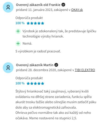 Recenzie a skúsenosti s hriankovačom ETA Lenny 2166 90000