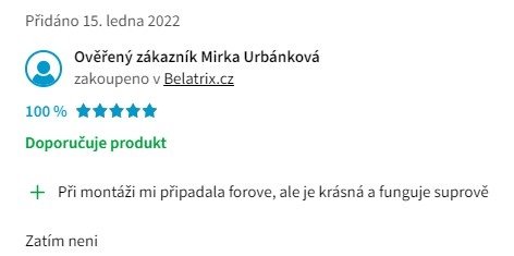 Recenzie a skúsenosti s infrasaunou Belatrix Vista V