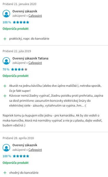 Recenzie a skúsenosti s moka kávovarom Bialetti Elettrika 2