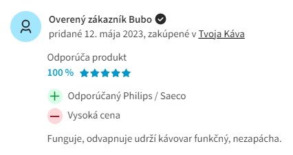 Recenzie a skúsenosti s odvápňovačom kávovaru Philips CA6700/22