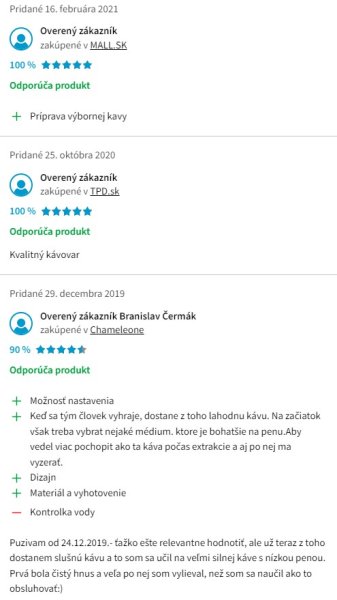 Recenzie a skúsenosti s pákovým kávovarom Sage BES 875 BSS