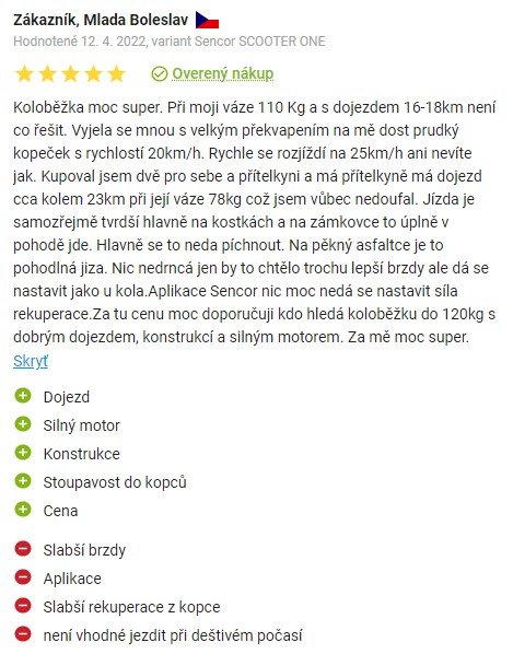 Recenzie a skúsenosti s elektrickou kolobežkou Xiaomi Mi Electric 1S na Alze