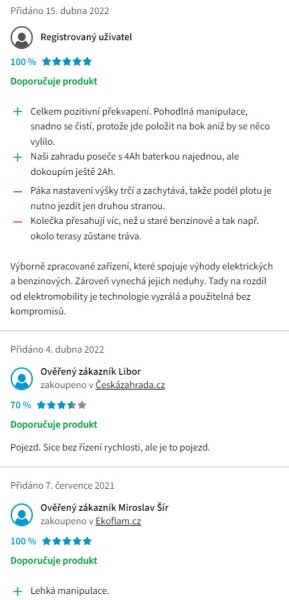 Recenzie a skúsenosti s aku kosačkou Riwall PRO RALM 4640SPi