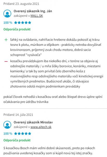 Recenzie a skúsenosti s elektrickou kosačkou Bosch ARM 32 Ergoflex