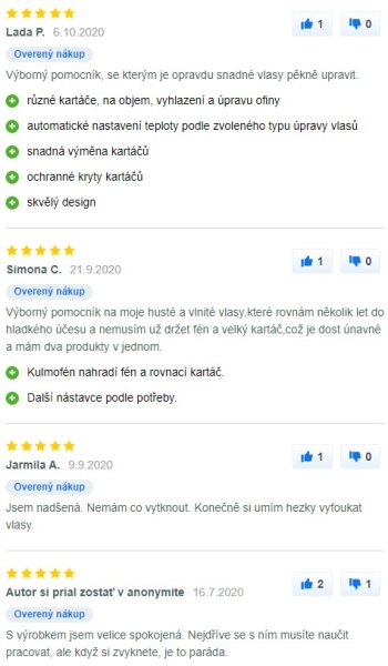 Recenzie a skúsenosti s kulmofénom Rowenta CF9620F0 na Mall