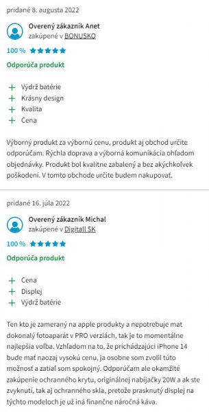 Recenzie a skúsenosti s mobilným telefónom Apple iPhone 13