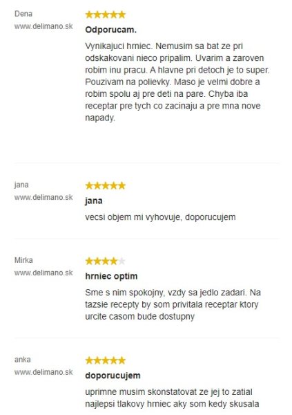 Recenzie a skúsenosti s multifunkčným hrncom Delimano Optimo