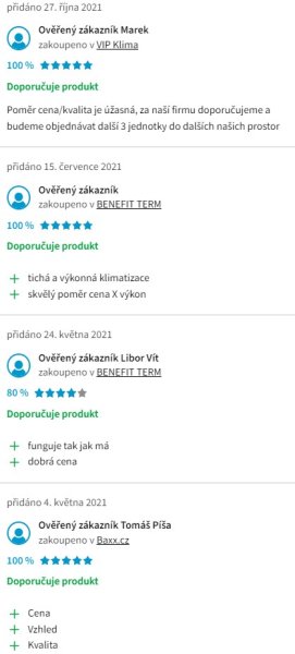 Recenzie a skúsenosti s nástennou klimatizáciou Samsung AR35