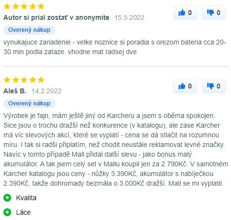 Recenzie a skúsenosti s aku nožnicami na živý plot Kärcher HGE 18-50