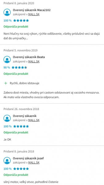 Recenzie a skúsenosti s odšťavovačom Bosch MES 3500