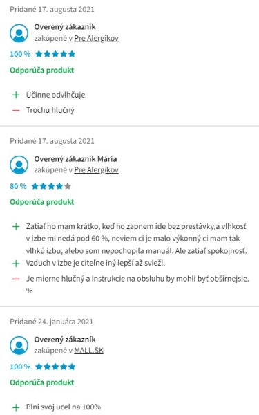 Recenzie a skúsenosti s odvlhčovačom vzduchu Rohnson R-9612