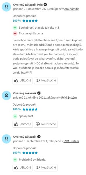 Recenzie a skúsenosti s elektrickým konvektorom Elíz EL 2000 INV WiFi