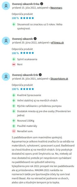 Recenzie a skúsenosti s paddleboardom Aqua Marina Magma