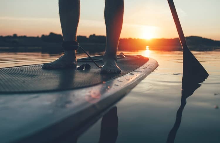 Pojistné lanko na paddleboardu