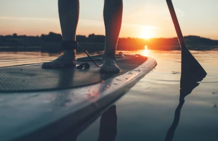 Poistné lanko na paddleboarde