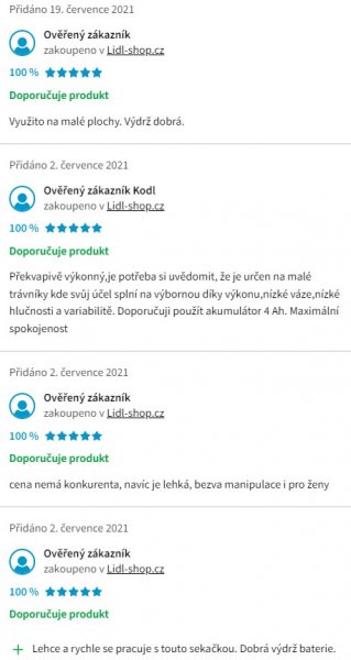 Recenzie a skúsenosti s Parkside AKU kosačkou PRMA 20-Li A1