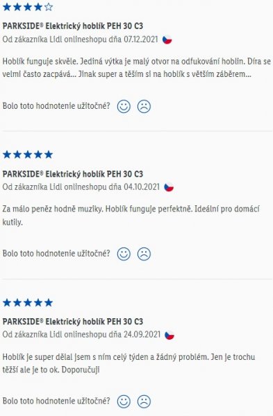 Recenzie a skúsenosti s elektrickým hoblíkom Parkside PEH 30 C3