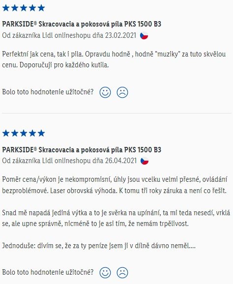 Recenzie a skúsenosti s Parkside pokosovou a skracovacou pílou PKS 1500 B3