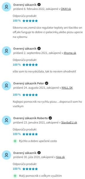 Recenzie a skúsenosti s pecou na pizzu Domo DO9177PZ