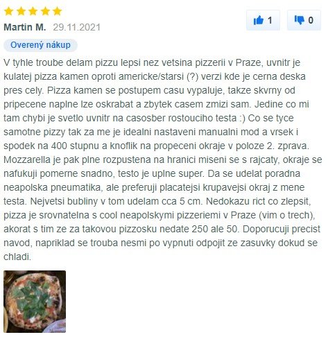 Recenzie a skúsenosti s pecou na pizzu Sage SPZ820BSS