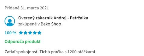 Recenzie a skúsenosti s práčkou Beko HWUE7636CS0W