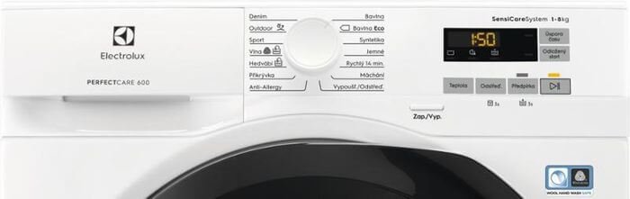 Electrolux EW6F528SC ovládanie