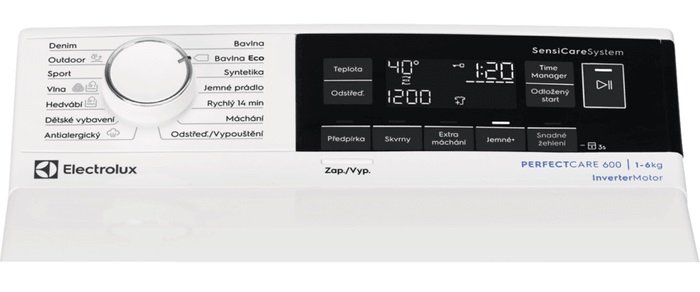 Electrolux EW6T3262IC ovládanie