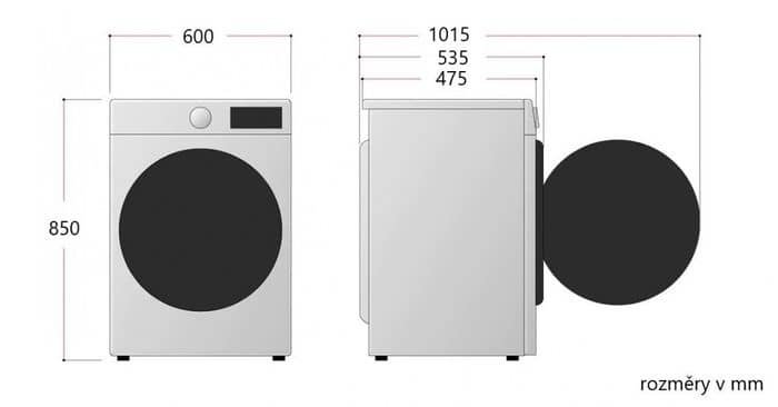 LG F28V9GW2W rozmery