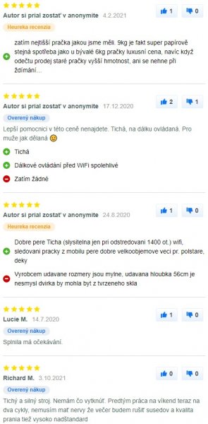 Recenzie a skúsenosti s práčkou LG F4WT409AIDD