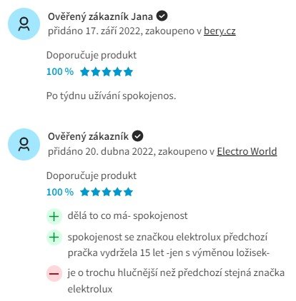 Recenzie a skúsenosti s práčkou so sušičkou Electrolux EW7WO447WC