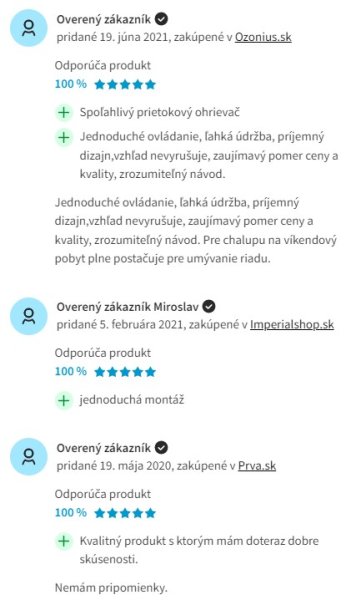 Recenzie a skúsenosti s prietokovým ohrievačom vody Hakl PM-B 135