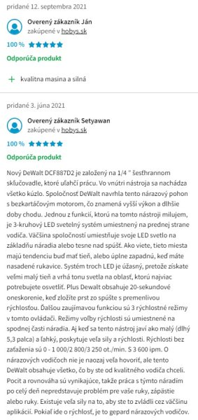 Recenzie a skúsenosti s rázovým uťahovákom DeWalt DCF887D2