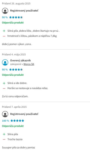 Recenzie a skúsenosti s benzínovou reťazovou pílou Hecht 962