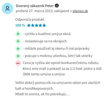 Recenzie a skúsenosti s robotickým čističom okien Ecovacs Winbot W1 Pro