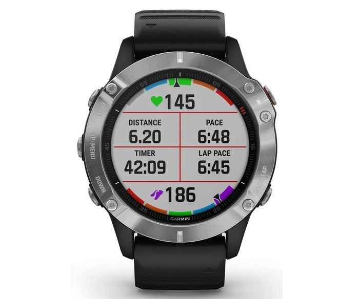 Garmin Fénix 6 měřidla