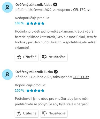 Recenzie a skúsenosti so smart hodinkami pre deti CEL-TEC KT17