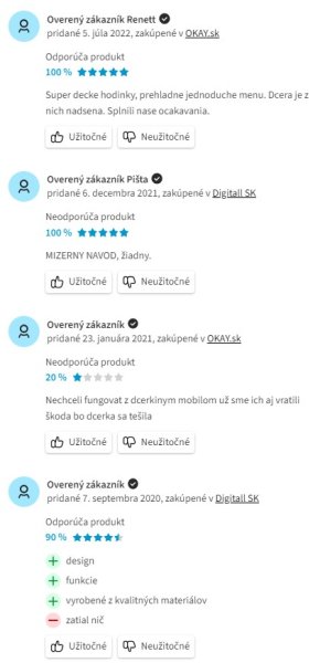 Recenzie a skúsenosti so smart hodinkami Forever IGO JW-100