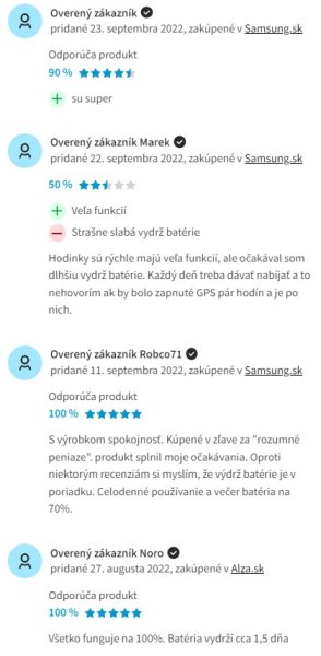 Recenzie a skúsenosti so smart hodinkami s NFC Samsung Galaxy Watch 4 Classic