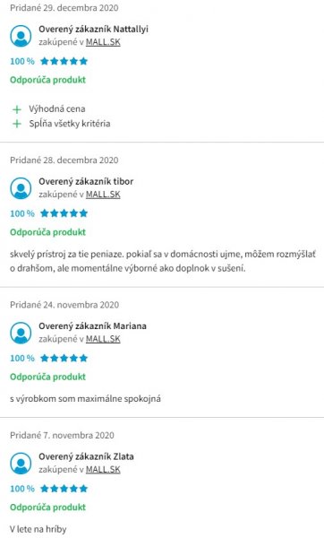 Recenzia a skúsenosti so sušičkou potravín Sencor SFD 742RD