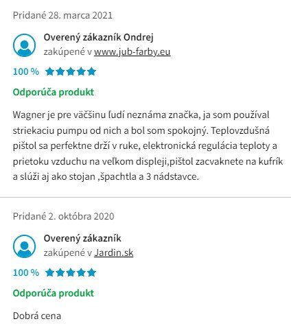 Recenzie a skúsenosti s teplovzdušnou pištoľou Wagner Furno 750