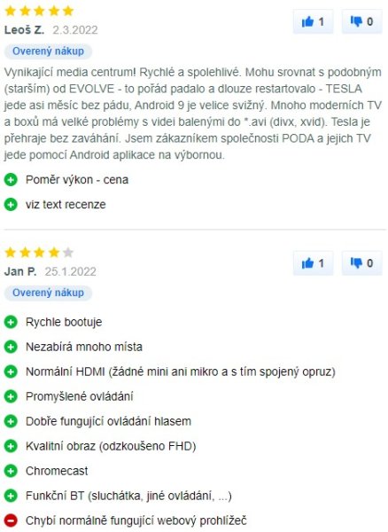 Recenzie a skúsenosti s Android TV boxom Tesla MediaBox XA400