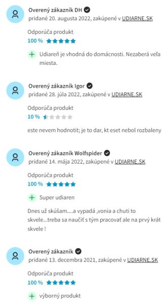 Recenzie a skúsenosti s udiarňou Kaiser Stovka